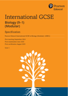 Pearson Edexcel International GCSE Biology (Modular) specification